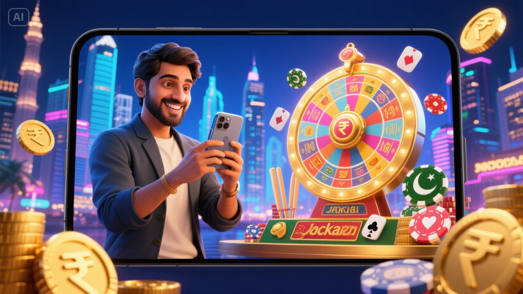Casino  desktop and mobile interfaces